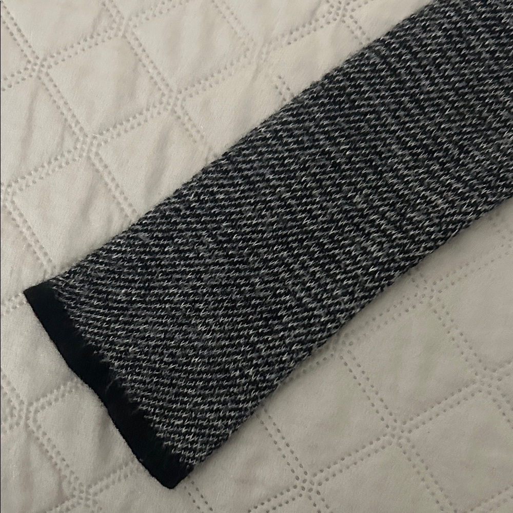 Eileen Fisher Black and Gray Open Cardigan - Picture 3 of 8